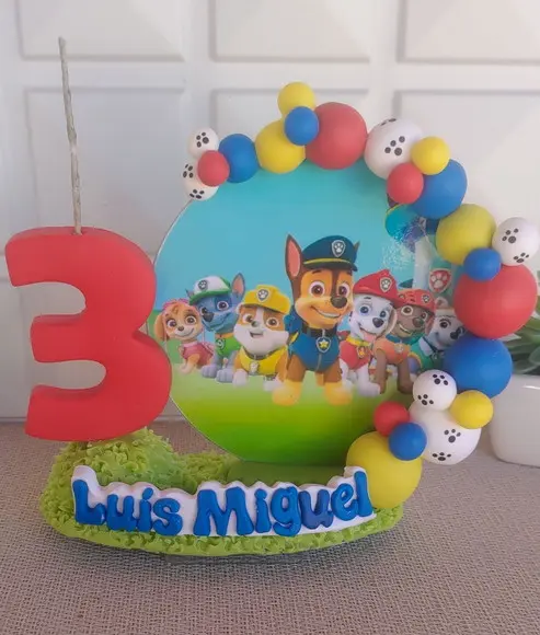 Topo de Bolo Patrulha Canina