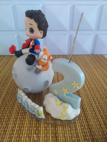 Topo de Bolo Pequeno Principe