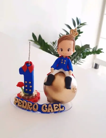 Topo de Bolo Pequeno Principe