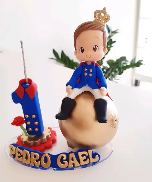 Topo de Bolo Pequeno Principe