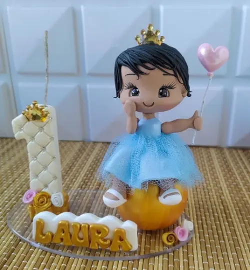 Topo de Bolo Princesa/realeza