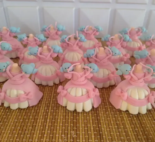 Topo Vestido Cinderela Biscuit Personalizado Nome