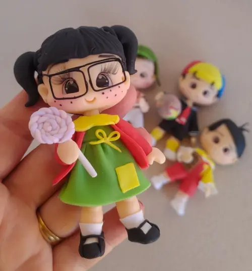 Turma do Chaves em Biscuit