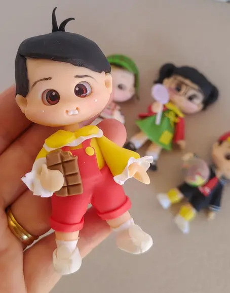 Turma do Chaves em Biscuit