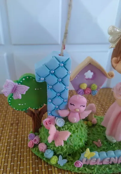 Vela de Aniversário Jardim Encantado