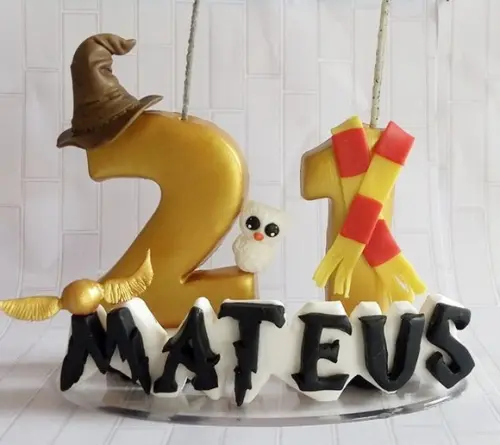 Vela Personalizada Harry Potter
