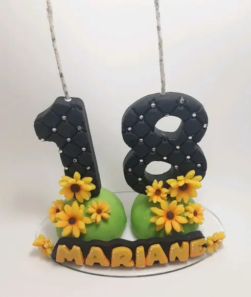 Vela Personalizada Girassol