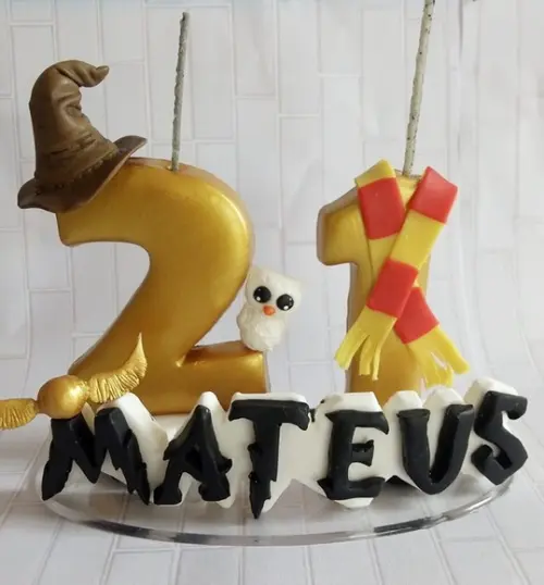 Vela Personalizada Harry Potter