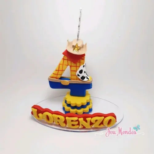 Vela Personalizada Toy Story
