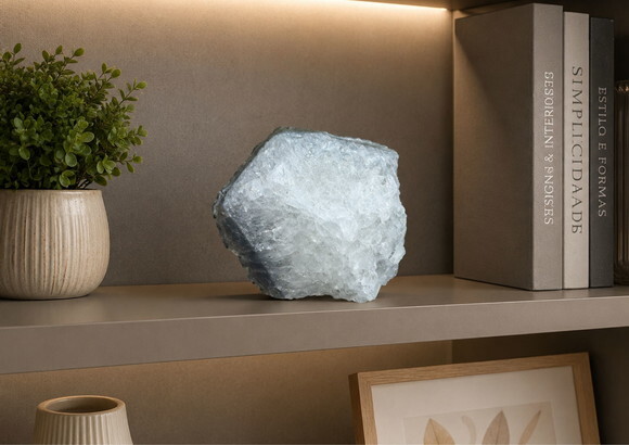 Quartzo Branco Bruto Natural - Peça Única Pedra Cristal