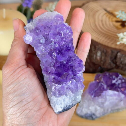 Ágata com Drusa de Ametista - Peça Única - Pedras Naturais