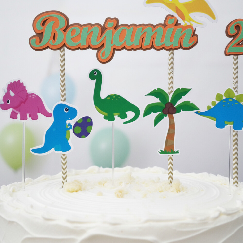 Topo de Bolo Dinossauro baby