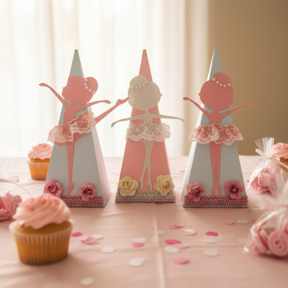 Caixas Cone bailarinas