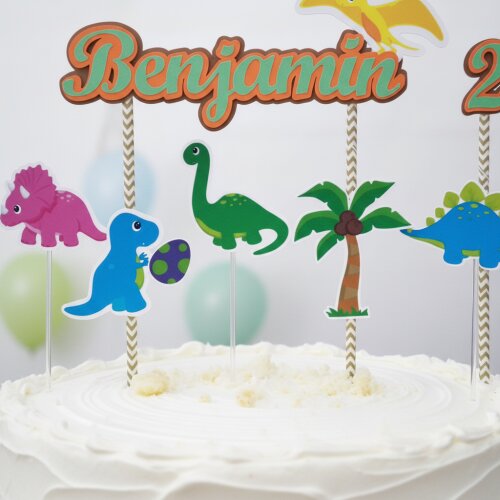 Topo de Bolo Dinossauro baby