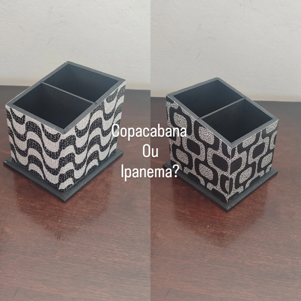 PORTA CONTROLE REMOTO 2 divisórias