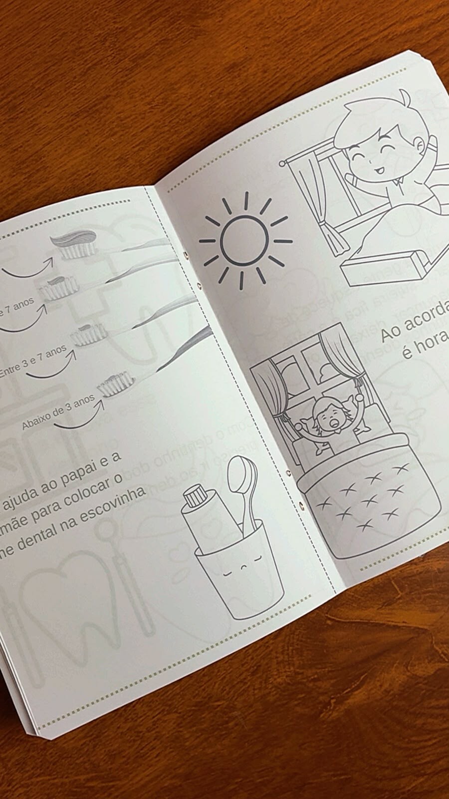 Kit 10 livros de Colorir Infantil Odontopediatria: Livrinho Sr. D