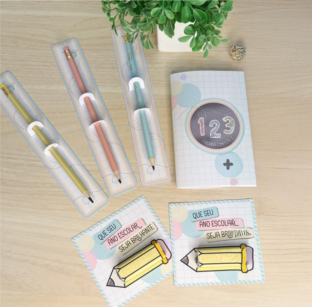 Kit Digital Mimos Volta as Aulas Candy Colors