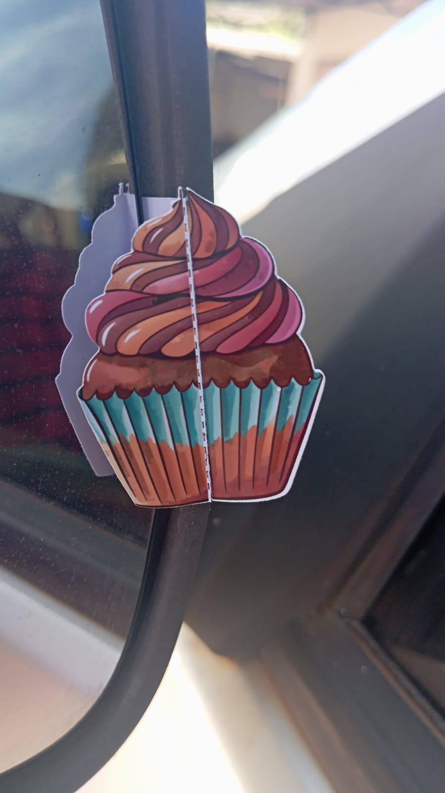 Kit Arquivo Digital Cartão de Visitas Cup Cakes Retrovisor