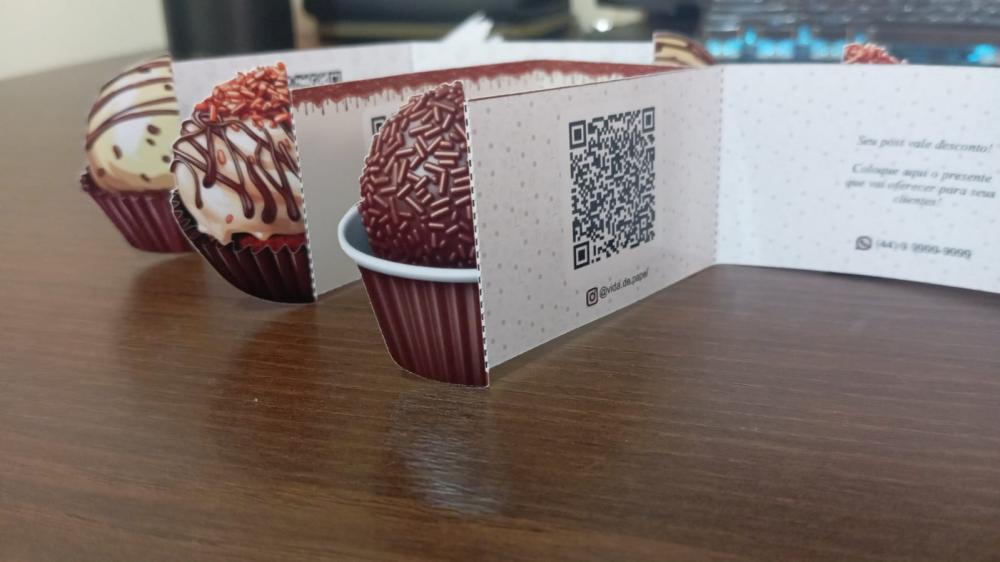 Kit Arquivo Digital Cartão de Visitas Doces Retrovisor