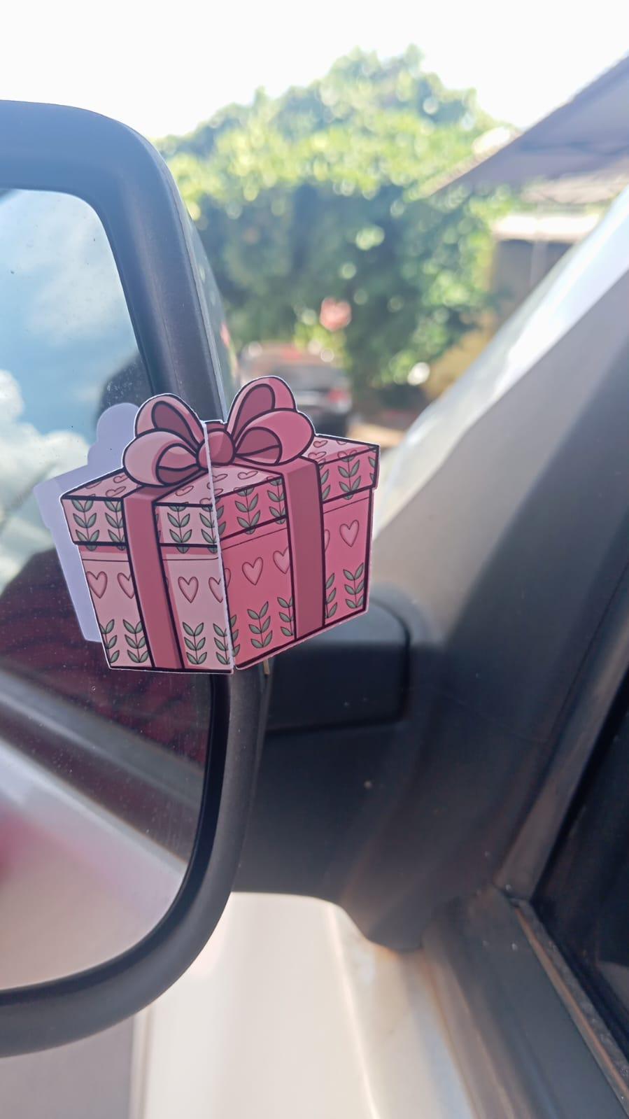 Kit Arquivo Digital Cartão Caixa Presente Retrovisor