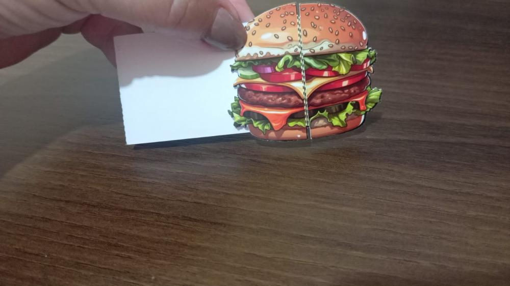 Kit Arquivo Digital Cartão de Visitas Hamburgeria Retrovisor