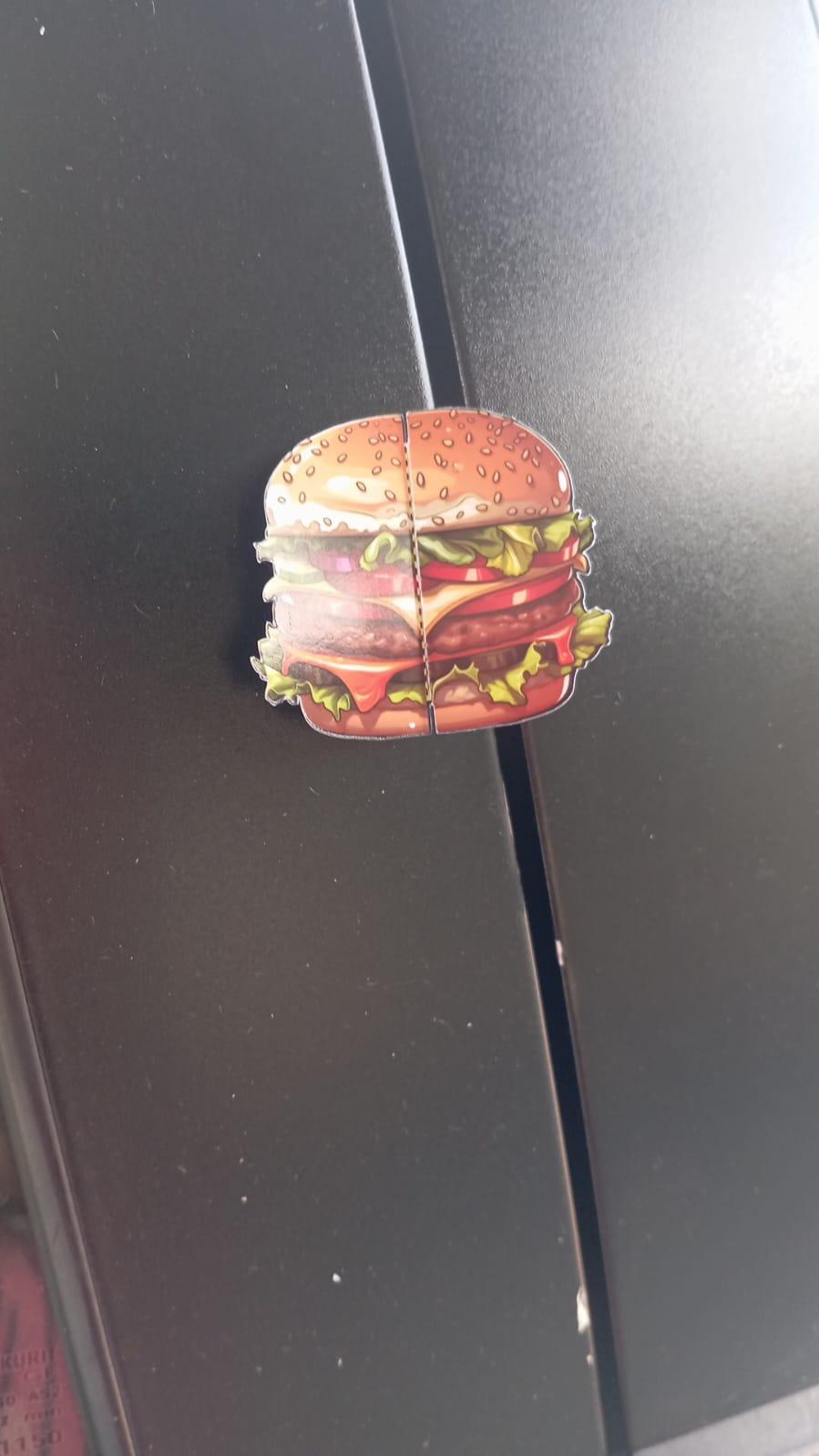 Kit Arquivo Digital Cartão de Visitas Hamburgeria Retrovisor