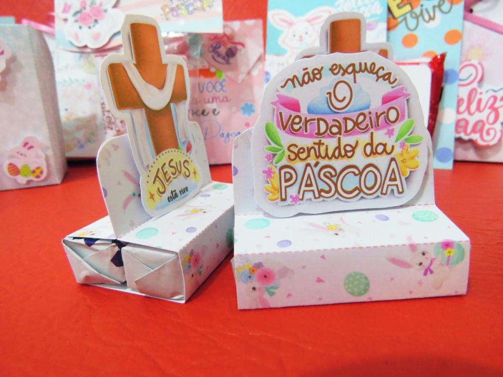 Arquivo Digital Caixas Porta Bis (4 Modelos) Páscoa Cristã