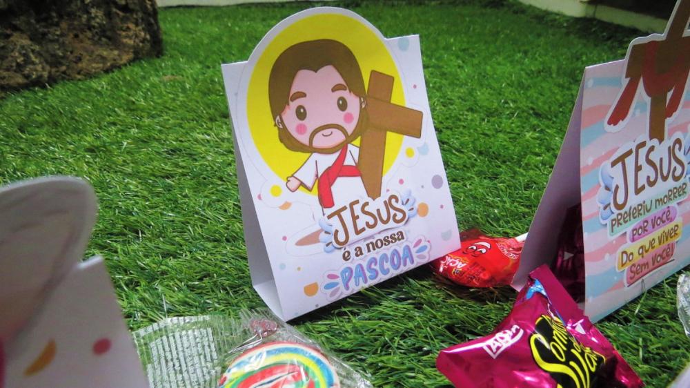 Arquivo Digital Porta Bombom Páscoa Cristã