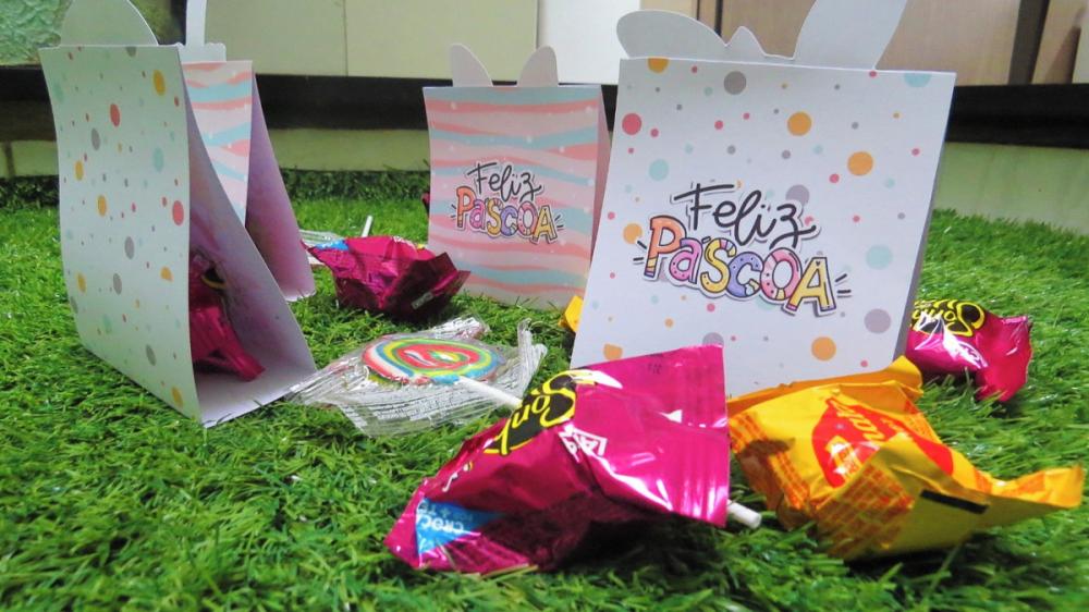 Arquivo Digital Porta Bombom Páscoa Cristã