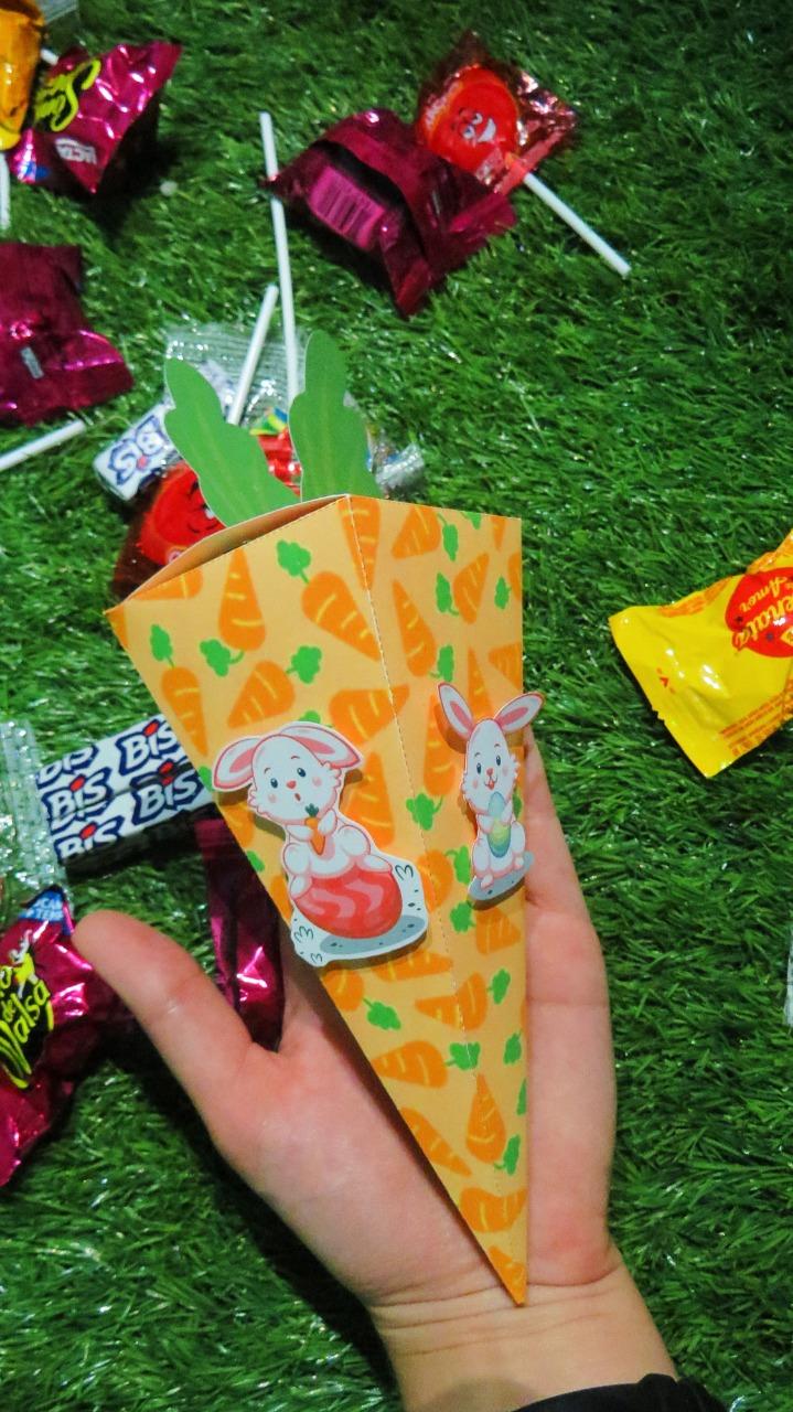 Arquivo Digital Caixa porta doces Cenoura