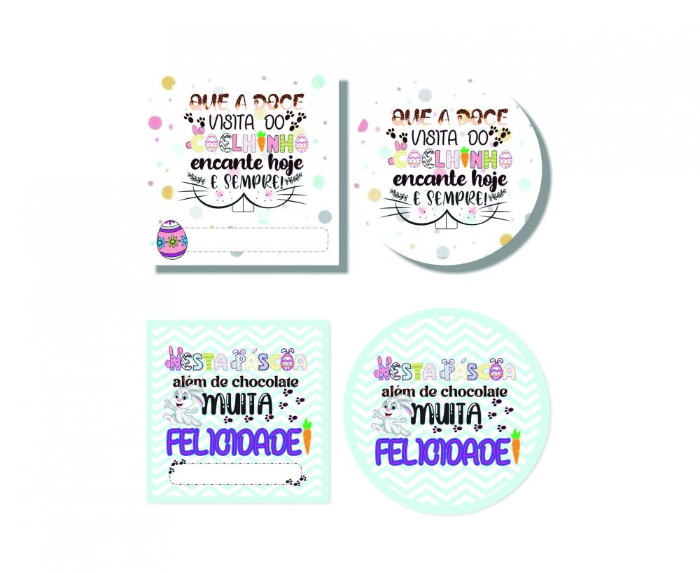 Arquivo Digital Coleção Adesivos páscoa