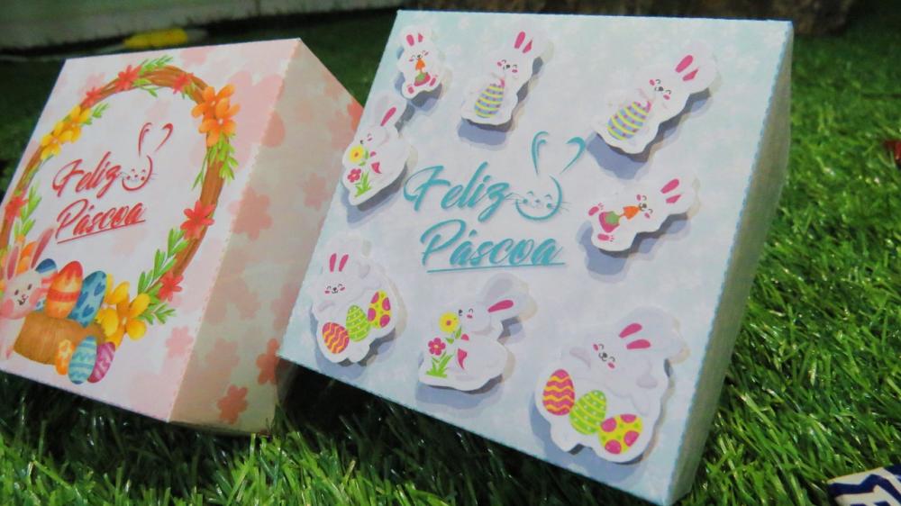 Arquivo Digital Caixa páscoa 4 doces