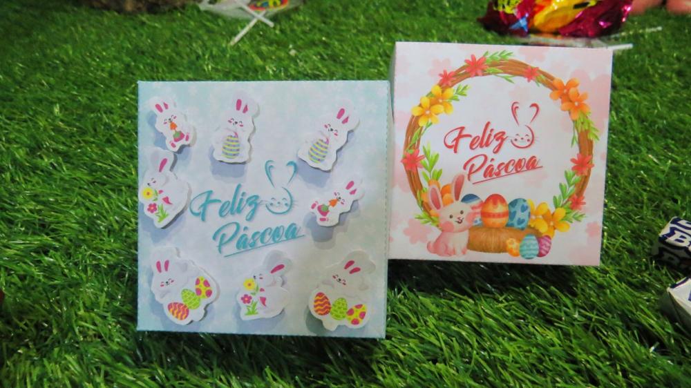 Arquivo Digital Caixa páscoa 4 doces