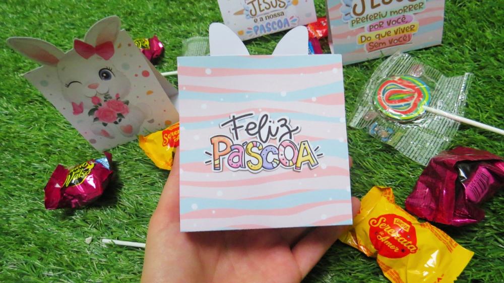 Arquivo Kit Digital Porta Bombom Cut Páscoa