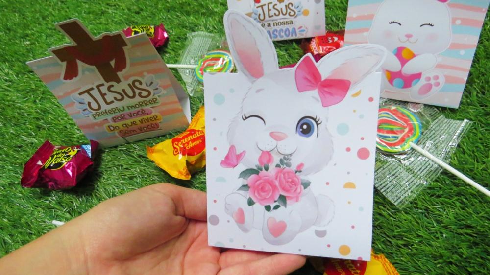 Arquivo Kit Digital Porta Bombom Cut Páscoa