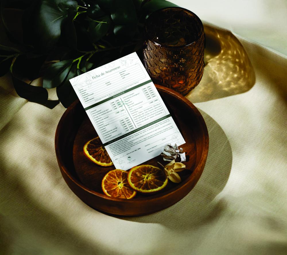 Arquivo Digital Ficha de Anamnese Floral para Podologia