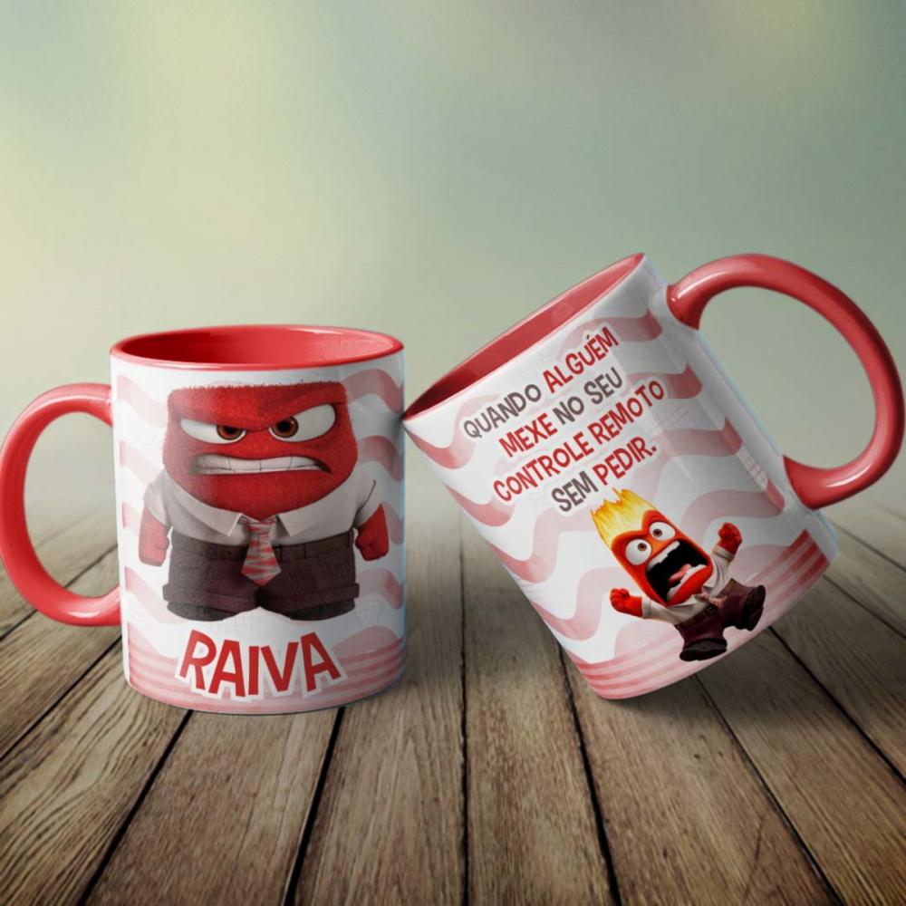 Arquivo Digital Arte para Caneca Emoções