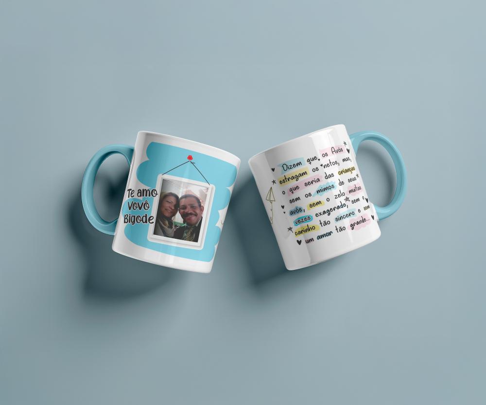 Arquivo Digital Caneca vovô bigode