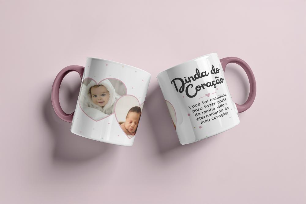 Arquivo Digital Arte para Caneca Dinda (madrinha)