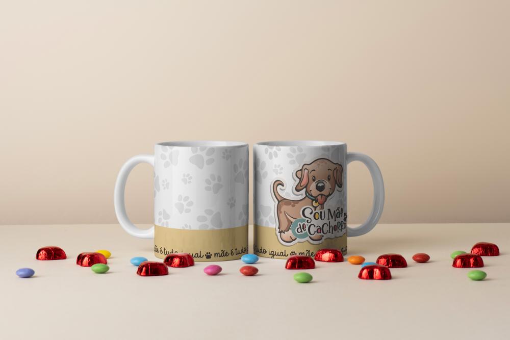 Arquivo Digital Arte para Caneca Mãe de Pet