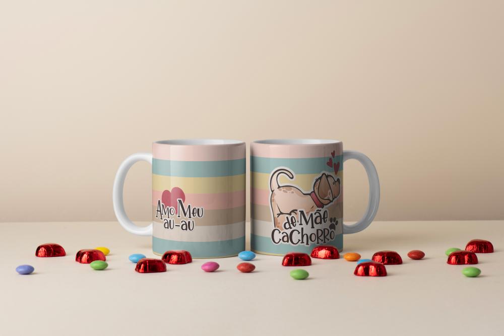 Arquivo Digital Arte para Caneca Mãe de Pet