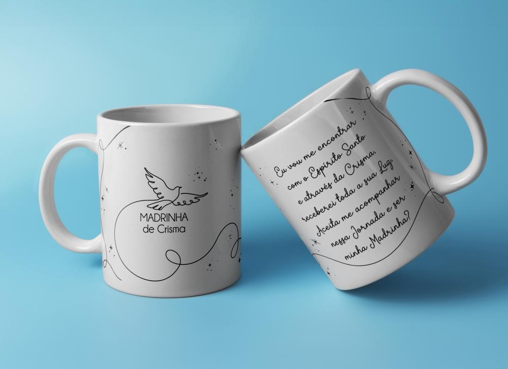 Arquivo Digital Arte para Caneca Dinda (madrinha)