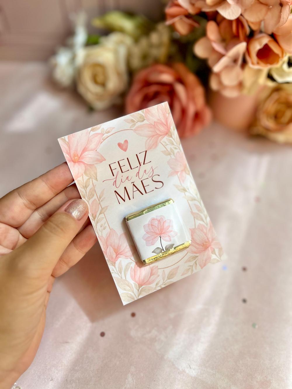 Arquivo Digital Card La Creme Dia das Mães Rosê