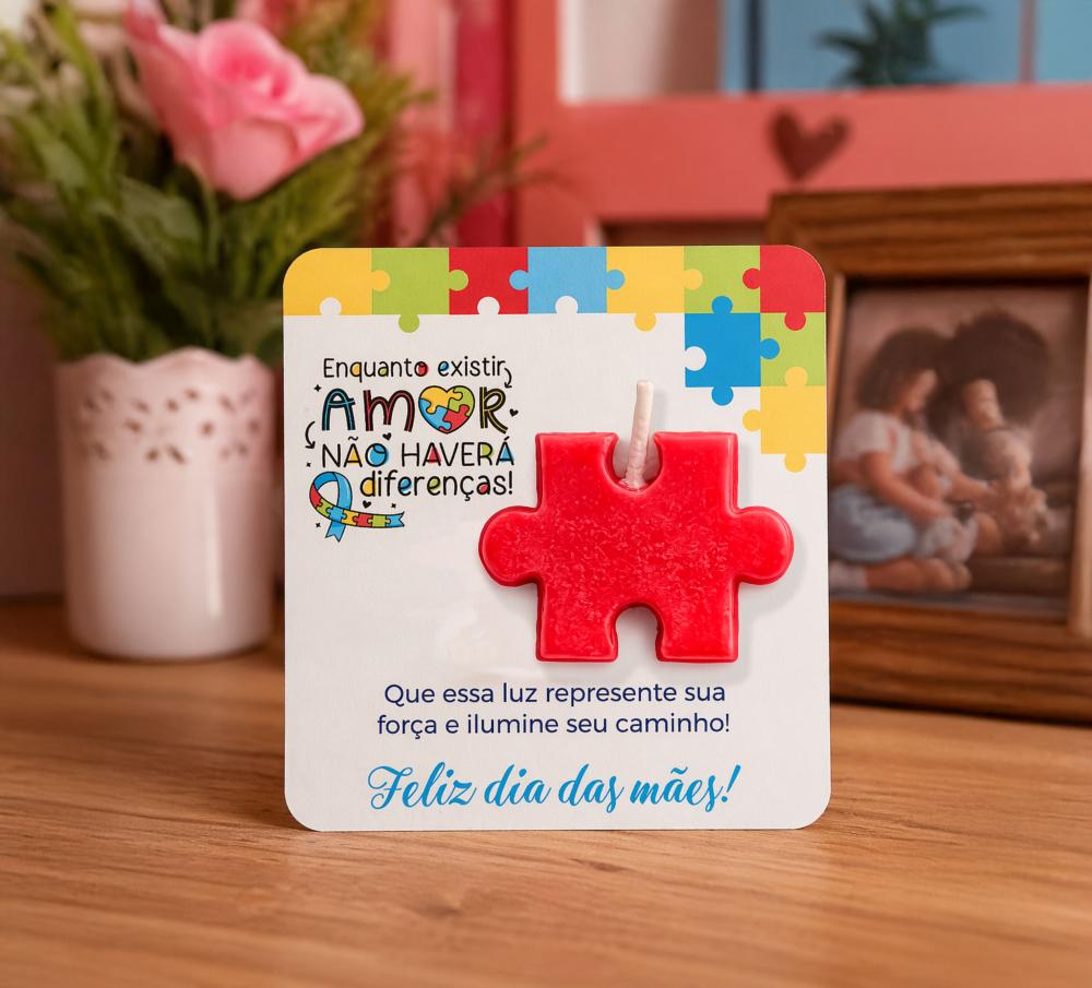Arquivo Digital Card Porta Vela Mãe Atípica