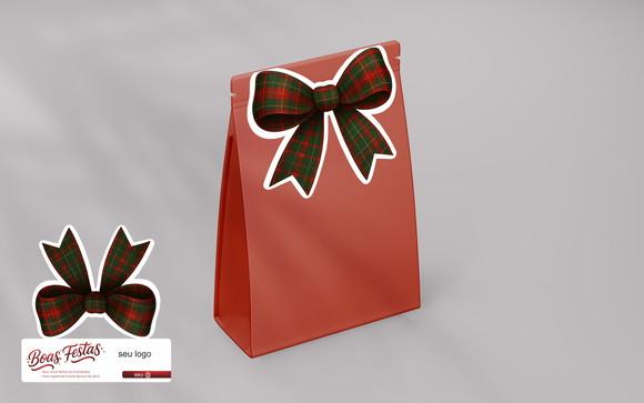 Arquivo Digital Kit Lapelas Fecha Sacola Natal