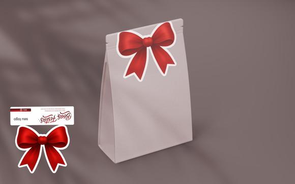 Arquivo Digital Kit Lapelas Fecha Sacola Natal