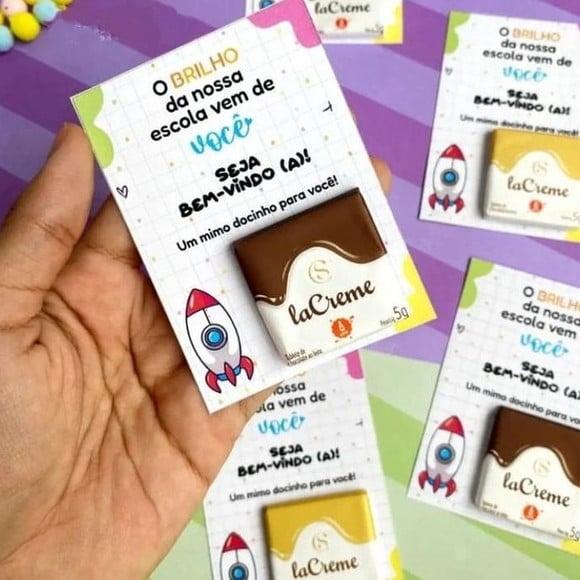 Arquivo Digital Card Porta La Creme Volta as Aulas