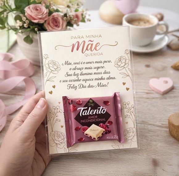 Arquivo Digital Card Talento Dia das Mães (texto Editável)