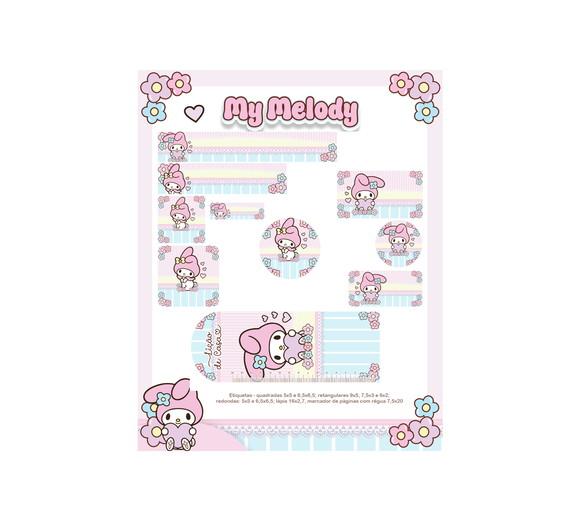 Arquivo Digital Etiquetas Escolares My Melody