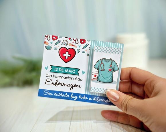 Arquivo Digital Card Porta Tic Tac Dia da Enfermagem